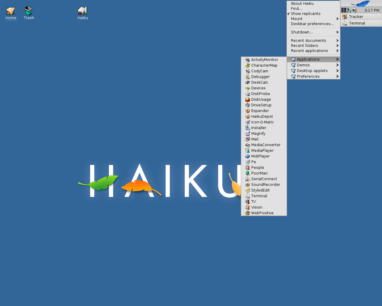 haiku 2016 menu
